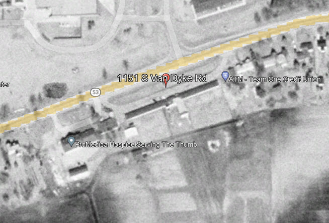 Coral Gables Motel (Apple Creek Inn) - 1999 Aerial Photo (newer photo)